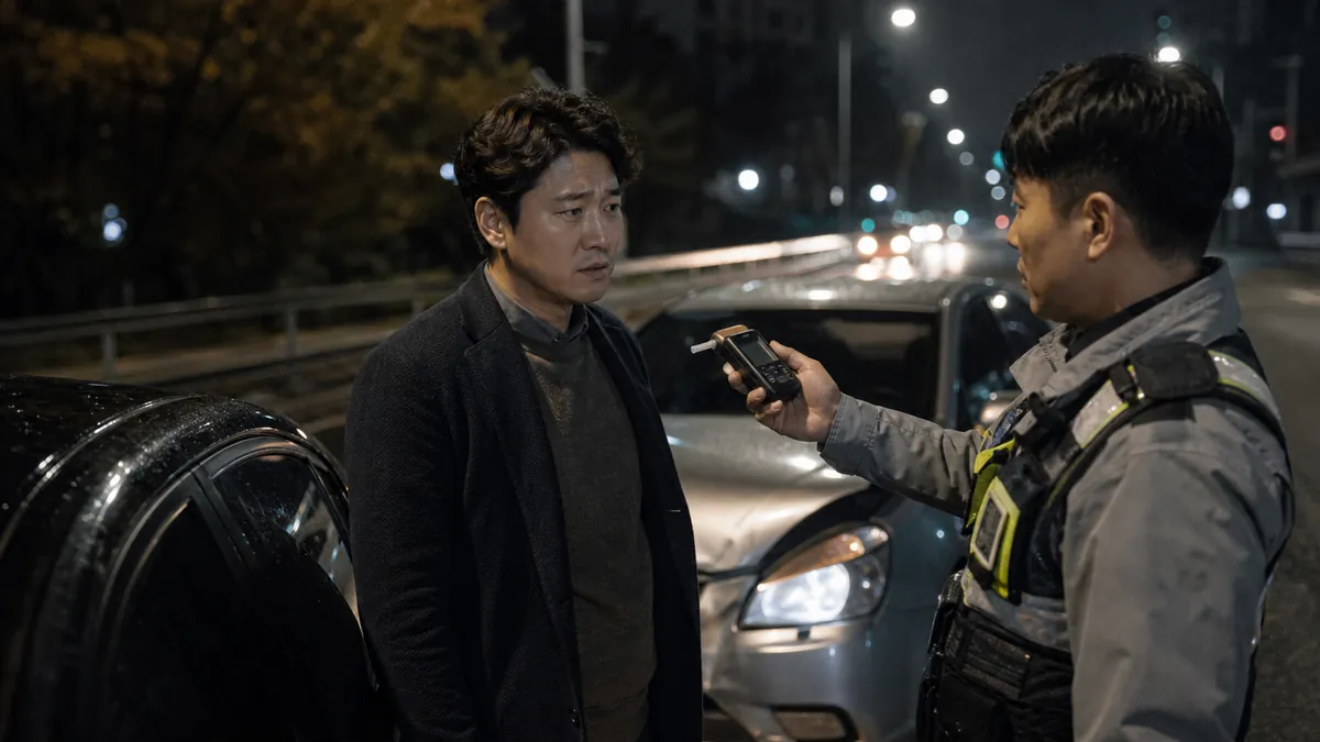 음주운전 사고 후 음주측정거부 혐의로 수사와 재판에 대응한 의뢰인