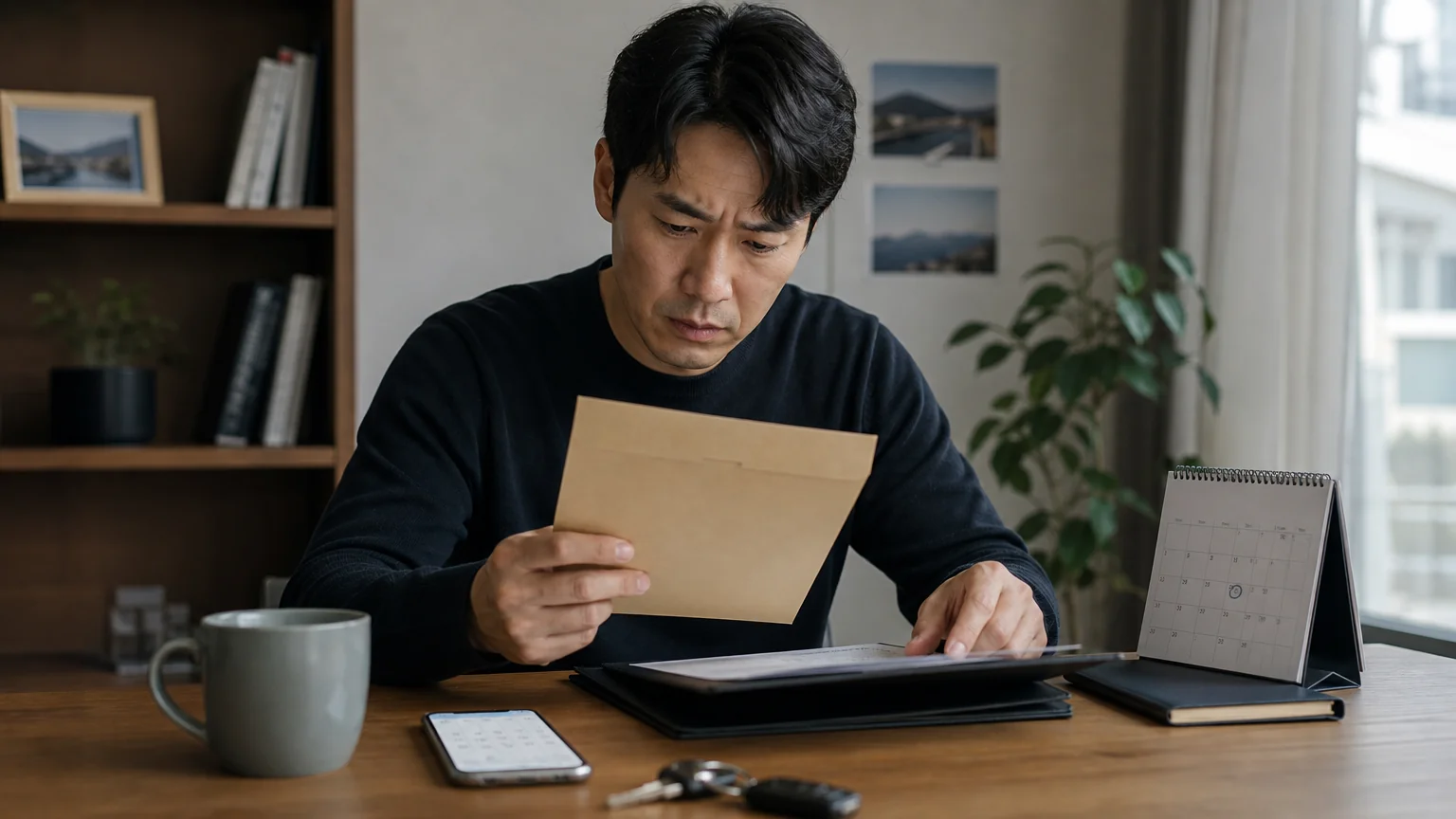 운전면허 이의신청이 기각된 경위